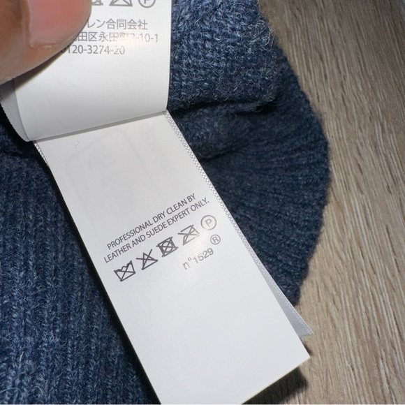 Polo Ralph Lauren Men’s Mallard Duck Wool Suede Elbow Patch’s Sweater Large Blue - Picture 9 of 14